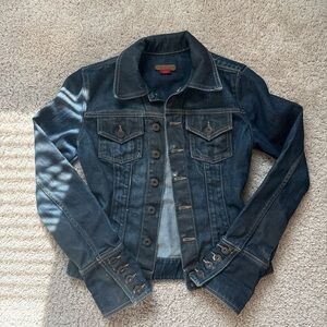 Guess Y2K Women's Denim Dark Wash Jacket